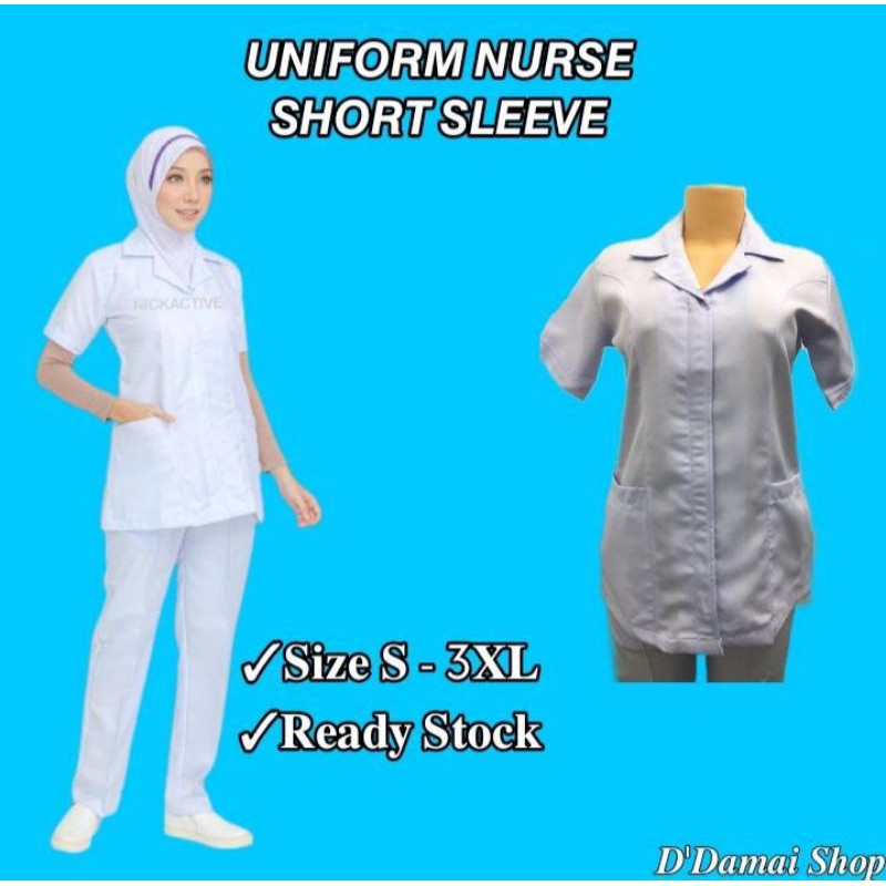 NURSE UNIFORM/NURSE SHORT SLEEVE (SHORT SLEEVE)/PPK HEALTH CARE AID