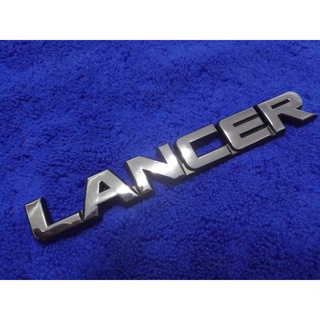 โลโก้ตัวหนังสือ ( LANCER ) สี ชุบ ราคา ต่อชิ้น