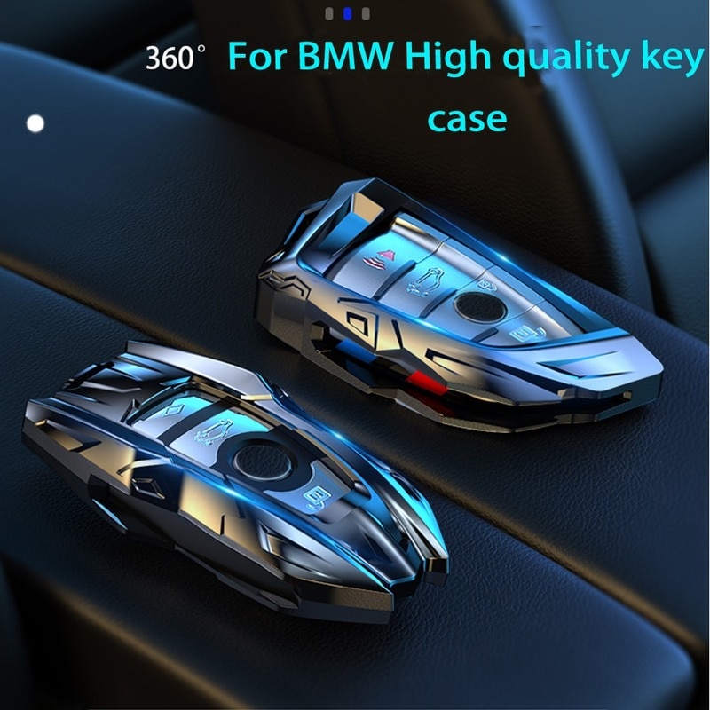 498 บาท เคสกุญแจรีโมทรถยนต์สําหรับ  / Zinc Alloy Car Key Case Cover For BMW X1 X3 X5 X6 Series 1 2 5 7 E84 F20 F10 F30 G20 G30 G01 G02 G05 Auto Cool Modified Key Shell Automobiles