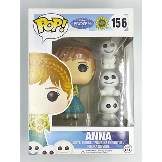 Funko Pop Disney Frozen - Anna with Snowgies : 156 (กล่องมีตำหนินิดหน่อย)