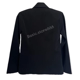 เสื้อสูทผู้หญิง สูททำงาน สูทสีดำ/กระโปรงดำ(ผ้าเนื้อเดียวกับสูท) Size S-XXXL (สินค้าพร้อมส่ง)