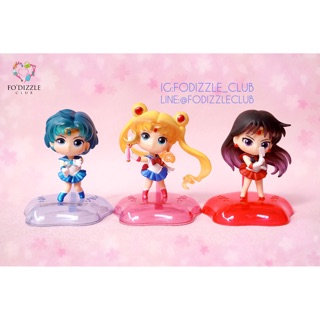 🌙 Brand New Limited !! Gashapon® Pretty Soldier Sailormoon ฟิกเกอร์ SD เซเลอร์มูน มี 3 แบบในหนึ่งเซต