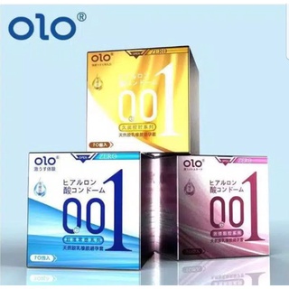 OLO ถุงยางอนามัย ZERO zero-sense ไหมบาง 001 Glossy hyaluronic acid AIR ถุงยางอนามัยแบบเดียวกับที่ไม่ได้ใส่