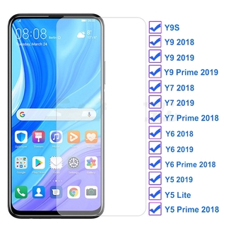 ฟิล์มกระจกนิรภัย 9H Huawei Y5P Y6P Y7P Y8P Y9a Y9 2018 Y9S Y9 Prime 2019 Y6S Y5 Y7 Y6 Y9 Lite Pro 2019 2018 อุปกรณ์กันรอยหน้าจอ ฟิล์มกระจกกันแตกกระจกนิรภัยสำหรับ