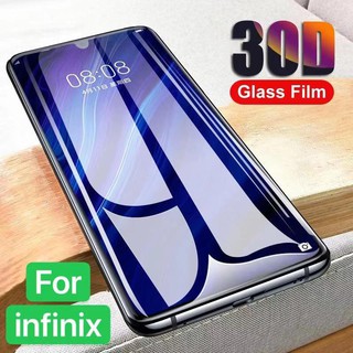 F ฟิล์มกระจกเต็มจอ infinix Hot 10 ฟิล์มกระจกนิรภัยเต็มจอฟิล์มอินฟีนิ๊ก ฟิล์มกระจกกันกระแทก Infinix Hot10 พร้อมส่งทันที