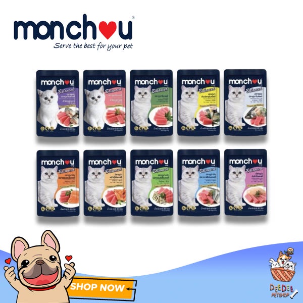 Monchou Balance มองชู อาหารเปียกแมว 80 ของใหม่