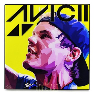 AVICII #3 อาวีชี่ Tim Bergling DJ ดีเจ EDM เพลง Music รูปภาพ​ติด​ผนัง​ pop art พร้อมกรอบและที่แขวน ของขวัญ​ ของแต่งบ้าน