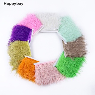 &lt;Happybay&gt; ริบบิ้นขนนกกระจอกเทศ 6-8 ซม. 1 เมตร สําหรับตกแต่งชุดเดรส DIY