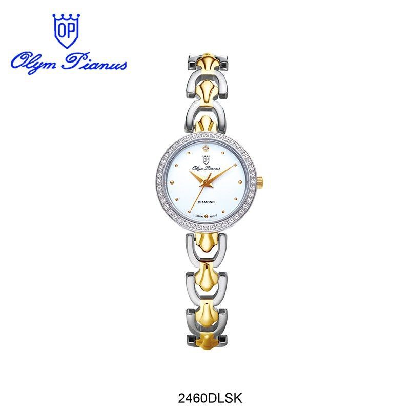 Olym Pianus [OP] นาฬิกาผู้หญิง รุ่น 2460DLSK ( รับประกัน 1 ปีเต็ม )