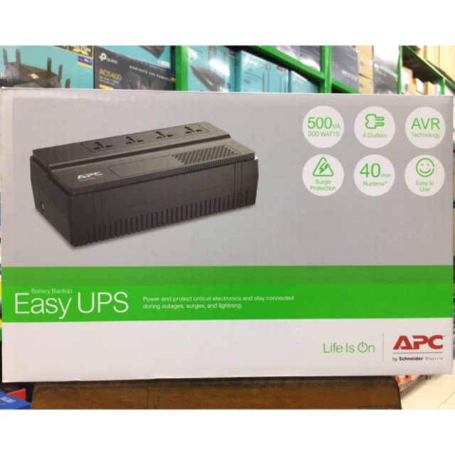 BV500I-MS UPS 500VA 300Watts APC