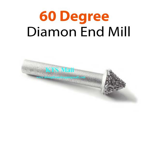 ดอกกัดหินอ่อน 60 Degree Special Diamond End Mill