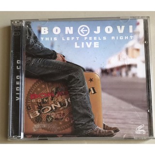 วีซีดีคอนเสิร์ต ของแท้ ลิขสิทธิ์ มือ 2 ...ราคา 250 บาท “Bon Jovi” คอนเสิร์ต “This Left Feels Right Live” (2CD)