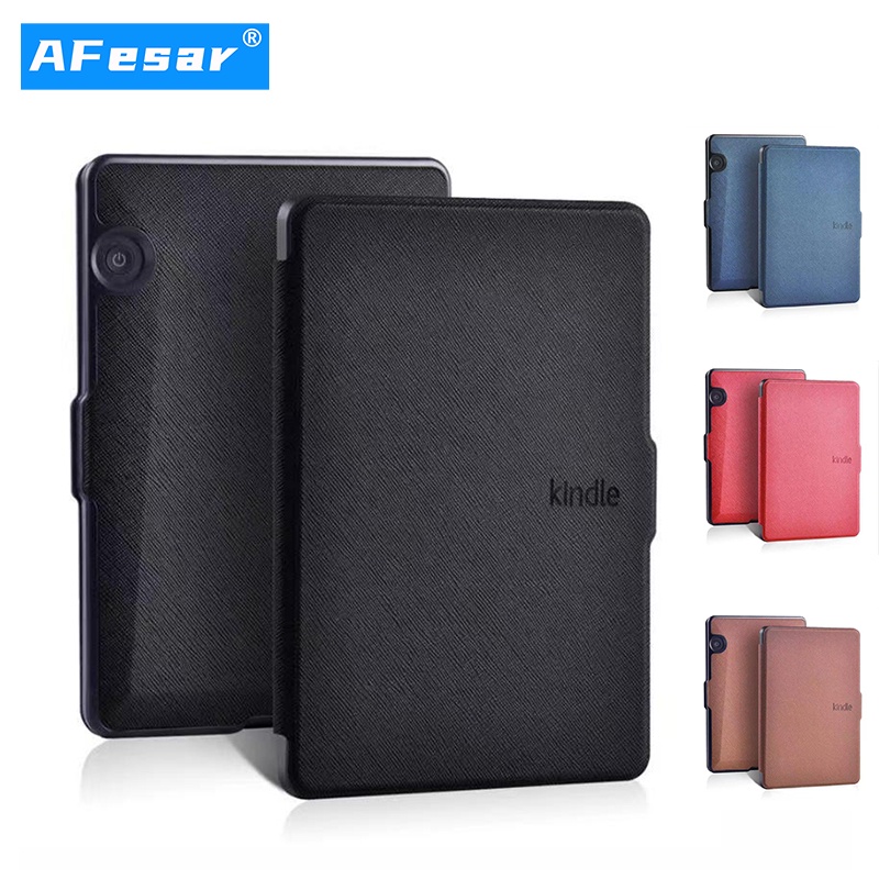 สําหรับ Kindle Voyage 2014 Released Ebook Reader หนัง PU Slim ฝาครอบป้องกันสําหรับ Kindle Voyage NM4