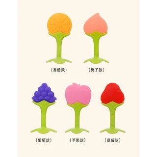ยางกัดซิลิโคนผลไม้ สำหรับเด็กเล็ก ปลอดภัย ทนทาน น่ารัก ใช้ได้ทุกวัย