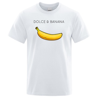 T-shirt  Gildan เสื้อยืดแขนสั้น คอกลม ผ้าฝ้าย 100% พิมพ์ลาย Dolce &amp; Banana ระบายอากาศ ใส่สบาย โอเวอร์ไซซ์ สําหรับผู้ชาย