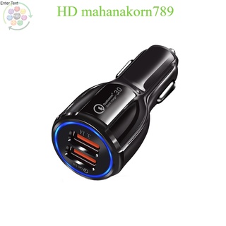 WUW C100 2USB หัวชาร์จเร็ว รถยนต์ ที่ชาร์จในรถ QC3.0 2 ช่อง USB car charger