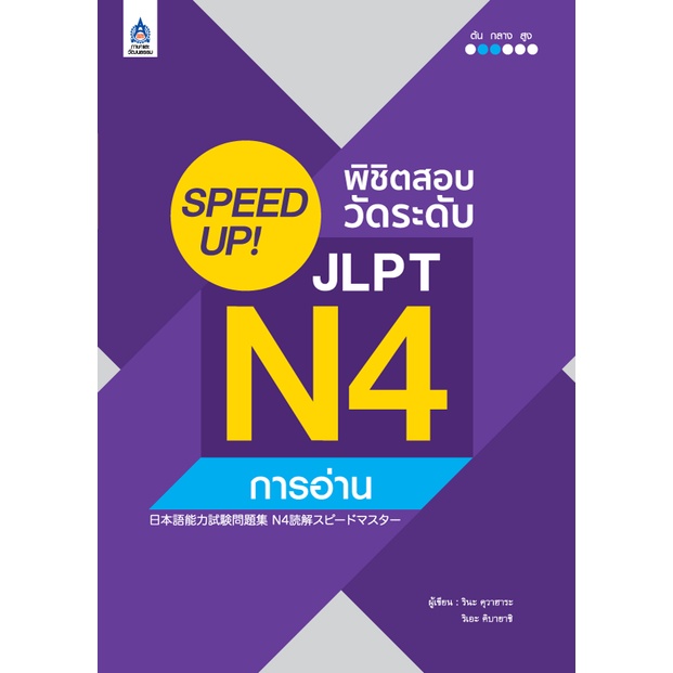 Speed Up! พิชิตสอบวัดระดับ JLPT N4 การอ่าน