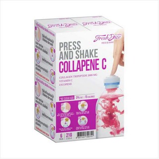 ﻿เพรสแอนด์เชด Press&amp;Shake Collagen คอลลาพีน.ซี 3.5 กรัม (1 แพ็ค 6 ชิ้น)