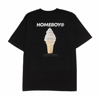 เสื้อยืดโอเวอร์ไซส์HOMEBOY เสื้อยืดผู้ชายลาย ICECREAMS-3XL