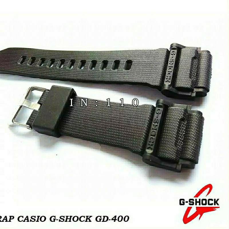 Casio G-SHOCK GD-400 GD400 WATCH STRAP GSHOCK GD 400 GSHOCK 3434 สายรัดยาง