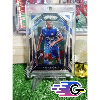 การ์ดนักฟุตบอล 2020-21 Panini Prizm EPL James Justin Rookie Card #131 Leicester City (RC)