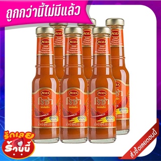 โรซ่า ซอสพริก 200 กรัม x 6 ขวด Roza Chili Sauce 200 g x 6