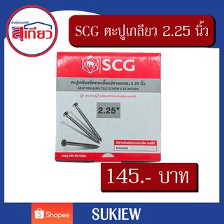 SCG ตะปูเกลียวยึดกระเบื้องปลายแหลม 2.25 นิ้ว