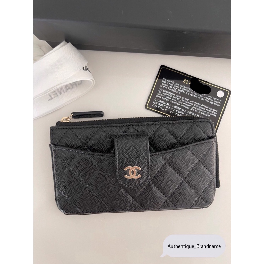 New. Chanel phone / zip wallet