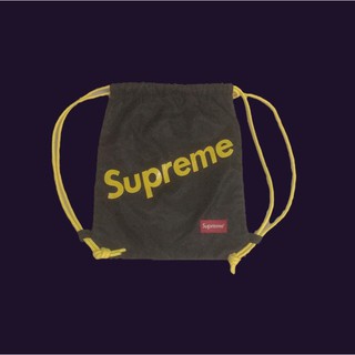 supreme กระเป๋าเชือกหนา หูรูดแบรน ผ้าหนาเซตทรงสวยแม้ใส่ของแยะ