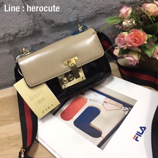 ZARA MULTICOLOURED CROSSBODY BAG ส่งฟรีEMS