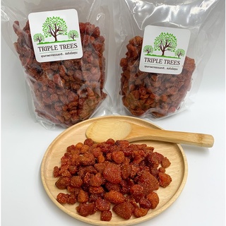 สตรอเบอรี่อบแห้ง สูตรน้ำตาลน้อย เกรด A เกรดส่งออก Dried Strawberry (Softdry) เกรด A By Triple Trees