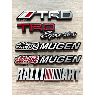 โลโก้TRD, MUGEN,RALLI ART ราคาต่อชิ้น