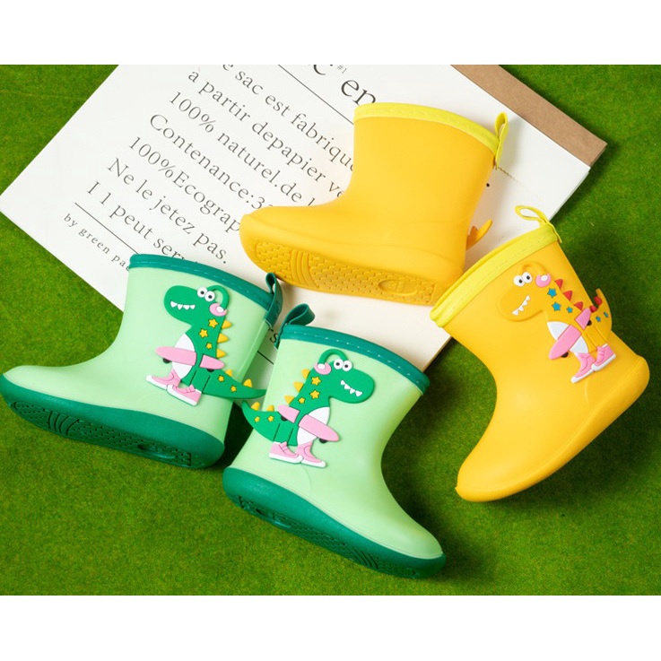 รองเท้าบูทยางเด็ก. Children Rain Boots บูทยางกันฝนเด็ก บูทกันฝนเด็ก นิ่ม เบา คุณภาพดี (14-21 cm.)