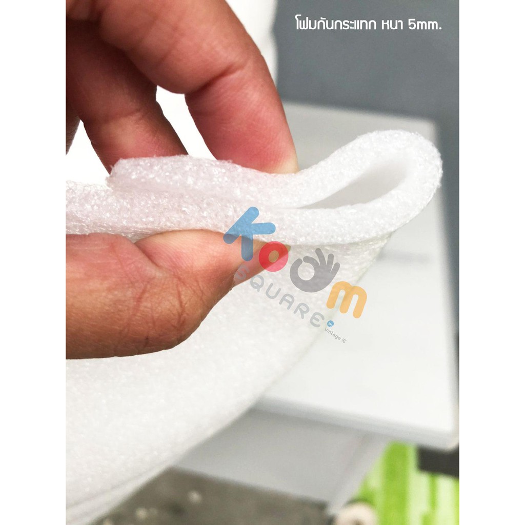 โต๊ะยาวสีขาว พับได้ 60x120x75 ซม.(4 ฟุต) **อาจจะมีความเคลื่อนของขนาดสินค้า 1-5ซม. - รูปที่ 3