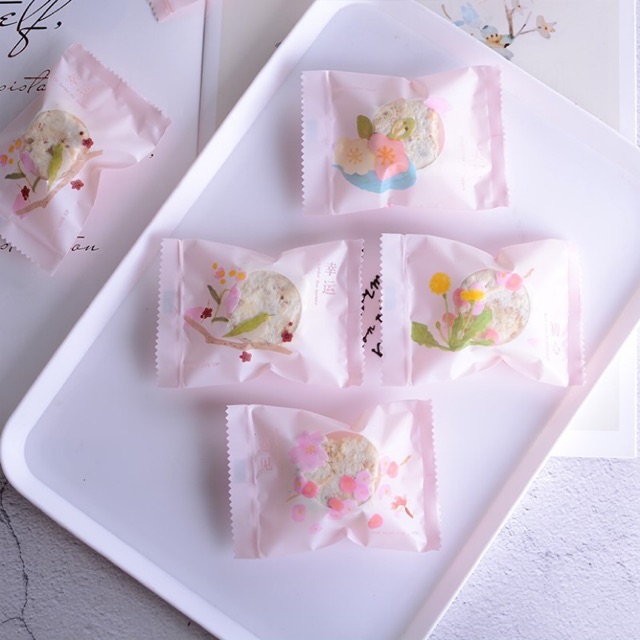 ถุงซีลขนม ขนม คุ๊กกี้ ชีสทาร์ท ขนาด7*10ซม. กล่องขนม