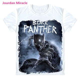 Marvel Black Panther T Shirt เสื้อเวนเจอร์ส Black Panther เสื้อ Super Heros เสื้อ Custom Made เสื้อยืดแนวสั้น