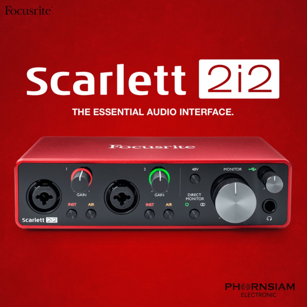 Phornsiamelectronic Focusrite scarlett2i2 gen3