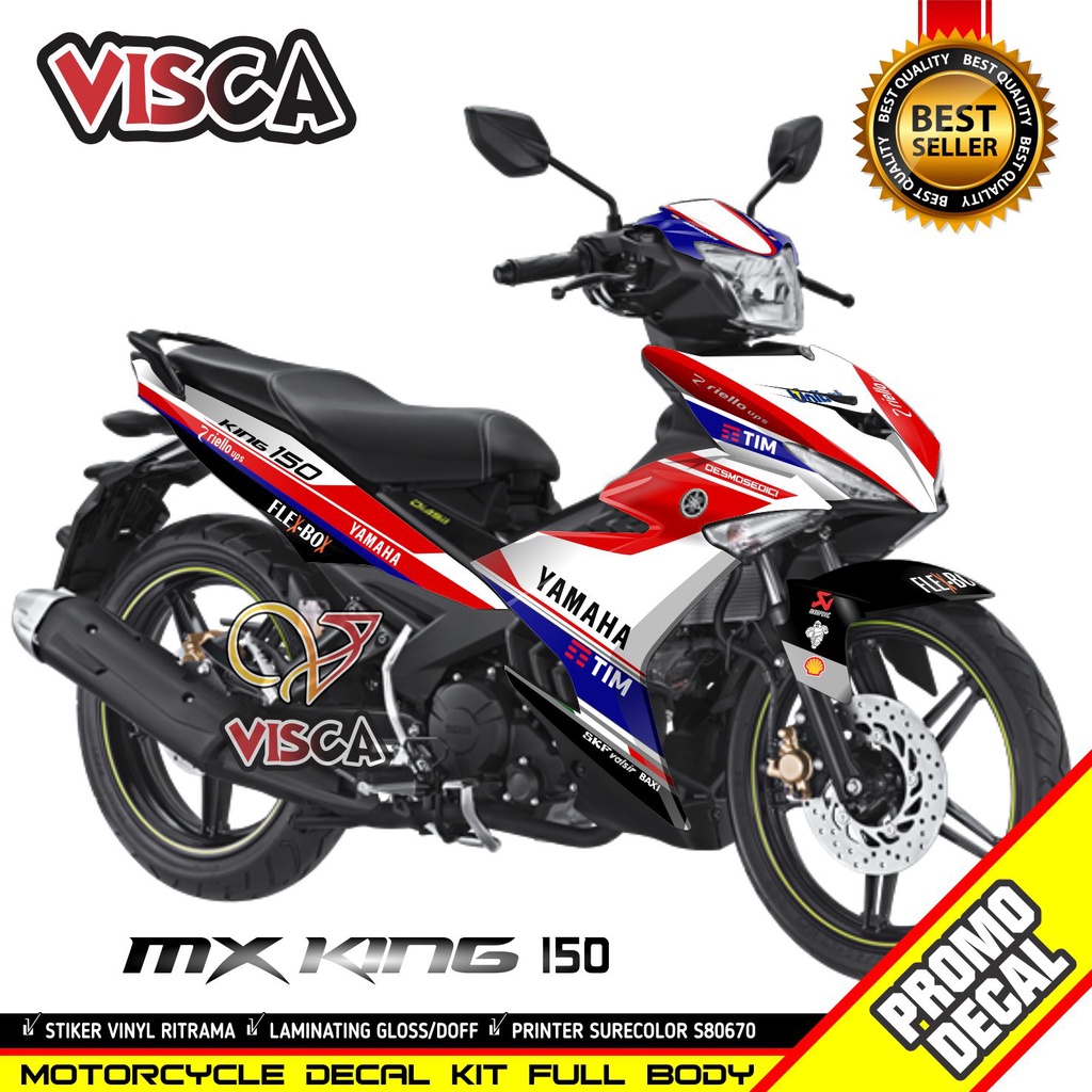 Decal MX King 150 Full Body สติกเกอร์ MX King 150 Striping MX King 150 สติกเกอร์ MX King 150 Full Bl