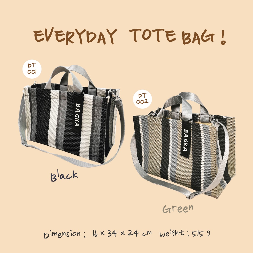 กระเป๋าผ้าทรงสวย นำ้หนักเบา totebag ใช้ช็อปปิ้ง ดูดี​