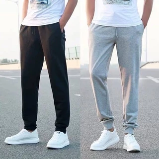 กางเกงขายาว กางเกงวอมขาจั้ม ผ้าสำลี ไซส์ S-2XL FL2