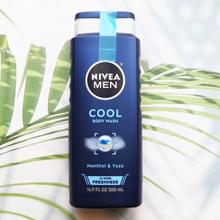 นีเวีย เจลอาบน้ำ + แชมพู สำหรับผู้ชาย Men Refreshing 3-in-1 Body Wash Shower Shampoo Cool 500 ml (Nivea®)