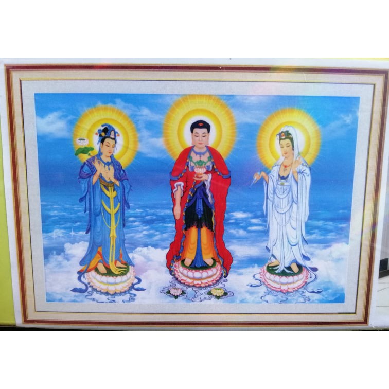 ภาพวาดเพชร 3 องค์พระสามโลก (ยังไม่ติด) วว9712