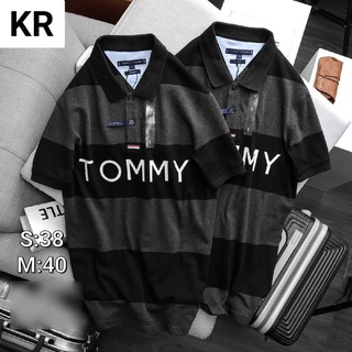 tommy เสื้อโปโลแขนสั้น