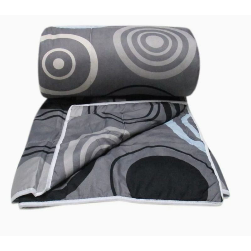 ผ้าห่มนวมแบบบาง (Light-quilt Blanket) ขนาด 70 นิ้ว × 90 นิ้ว ลาย Modern Life บรรจุใยสังเคราะห์ ช่วยป้องกันไรฝุ่น