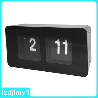 [ราคาจำกัดเวลา] Vintage Auto Flip Clock Simple Desk Down Page Clocks Digital Table Clock Modern