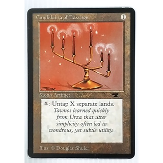 MTG Card Blue Core - Mono Artifact - Candelabra of Tawnos (Magic: The Gathering - English Proxy Card)