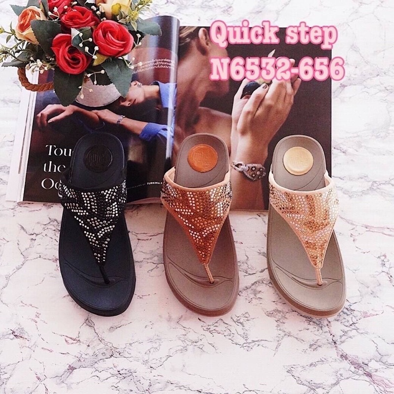 6532-656 รองเท้าสุขภาพQuick stepพื้นสูง1.5นิ้ว
