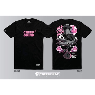 เสื้อยืดสีขาวผู้ชาย - อะนิเมะทางกฎหมาย Tee/ALL THE WAY UP - เสื้อยืด CREEP GRIND เสื้อผ้าสําหรับผู้