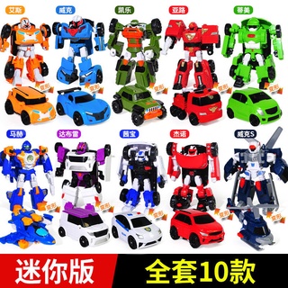 Zhangao ของแท้ Tobao Brothers Mini Edition TOBOT Warrior x Boy w Fit y Car Warrior Mecha 2 Car God