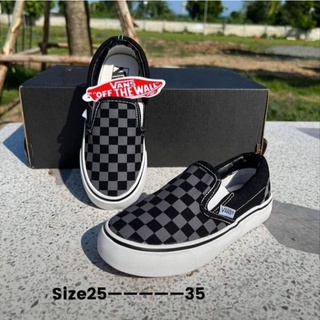 รองเท้าผ้าใบเด็ก Vans Slip on สินค้าถ่ายจากงานจริง พร้อมส่งทุกวันค่ะ